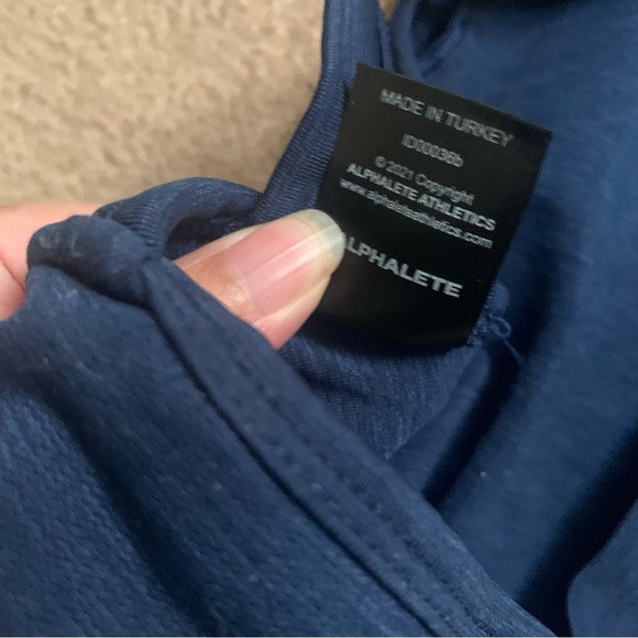 Alphalete ‘Trinity’ Sports Bra (M) - blue moon - Picture 4 of 6